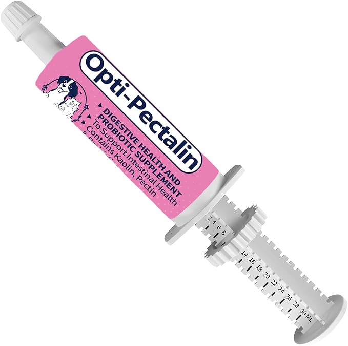 30cc-Anti-Diarrheal Support for Dogs & Cats –Digestive Relief Oral Paste with Kaolin, Pectin & Probiotics – Helps Soothe Upset Stomach & Firm Loose Stool
