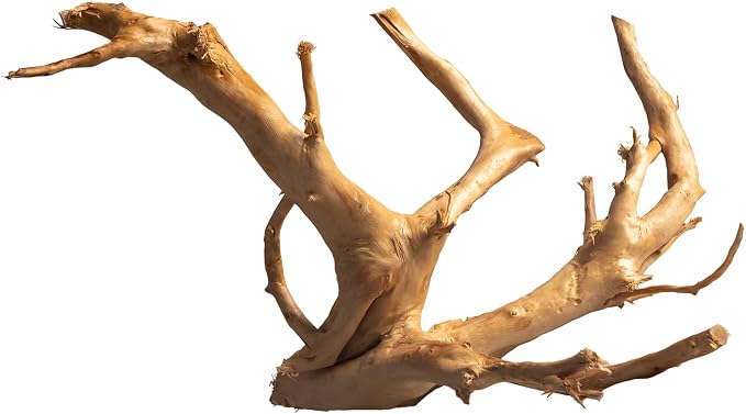 emours Spider Wood for Aquarium, Natural Driftwood for Fish Tank Decor, Aquascape Wood for Freshwater Aquarium & Reptile Habitat (8-12 Inch / 20-30 cm)