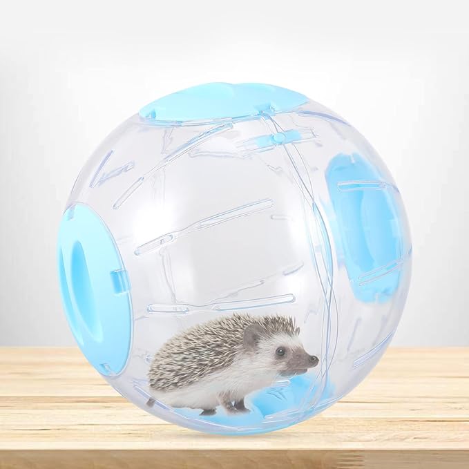 Hamster Running Ball 8.66-Inch Transparent Pet Toy for Small Animals Exercise and Activity Wheel Suitable for Hamsters Gerbils Rats Hedgehogs