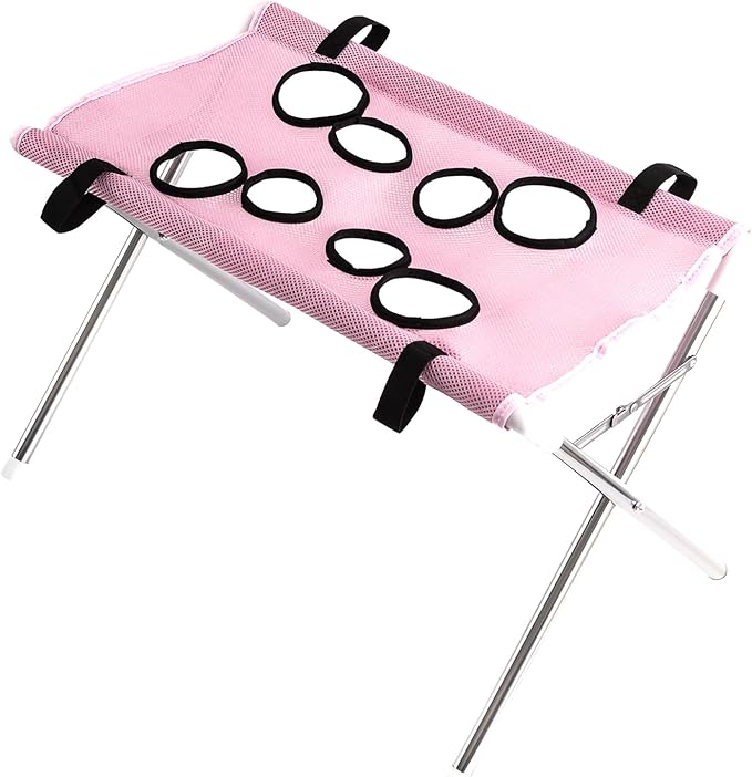 Pet Grooming Hammock – 8 Hole Hanging Cat Bath, Detachable Care Strap, Anti Scratch Bite Design | Secure Trimming Support, Easy Use for Nail Claw Ear Cleaning Grooming