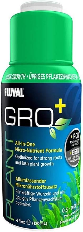 Fluval Plant Gro+, Plant Micro Nutrient for Aquariums, 4 Oz., A8359