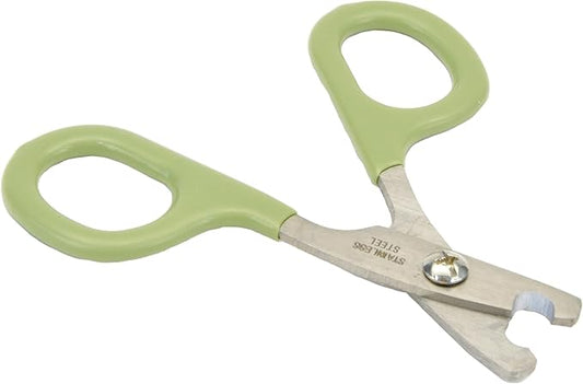 Coastal Pet Safari Cat Nail Trimmer - Double Guillotine, Single-Snip Kitten, Cat, Bunny & Pet Nail Clippers - Left- or Right-Handed Scissors - One Size