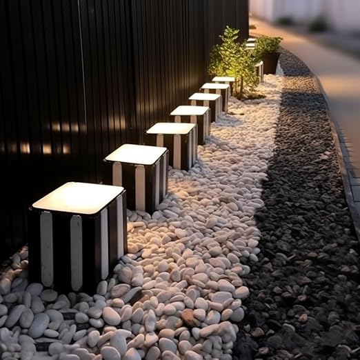 300 LBS River Rocks, StoneCreek, Decorative Garden Stones for Plant Landscaping, Polished Gravel Filler Pebbles for Home Decoration, Vases, Succulents, Flower Beds and Fish Tanks (Black, Medium)