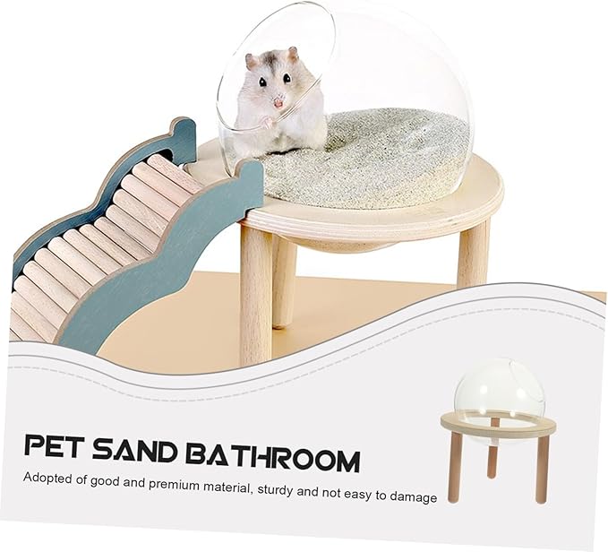 SUPVOX Chinchilla Bath Box Hamster Dust Bath Tub Wash Tub for Household Pet Supplies