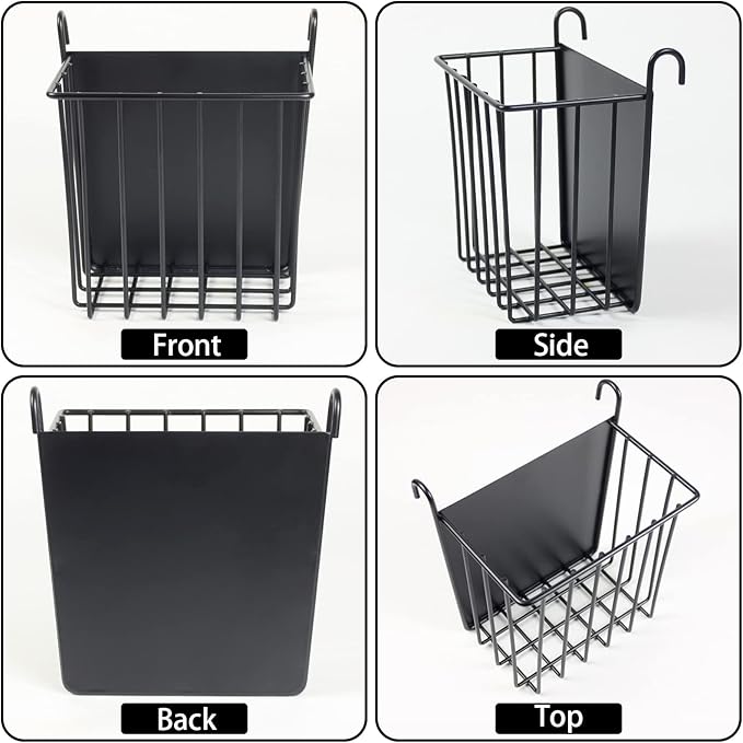 2PCS Rabbit Hay Feeder Guinea Pig Hay Feeder with Heavy-Duty Metal Frame Rabbit Hay Holder for Cage - Bunny Hay Feeder,for Rabbits Guinea Pigs Bunny Chinchillas