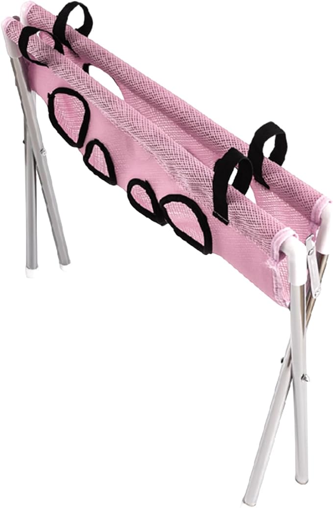 Pet Grooming Hammock – 8 Hole Hanging Cat Bath, Detachable Care Strap, Anti Scratch Bite Design | Secure Trimming Support, Easy Use for Nail Claw Ear Cleaning Grooming