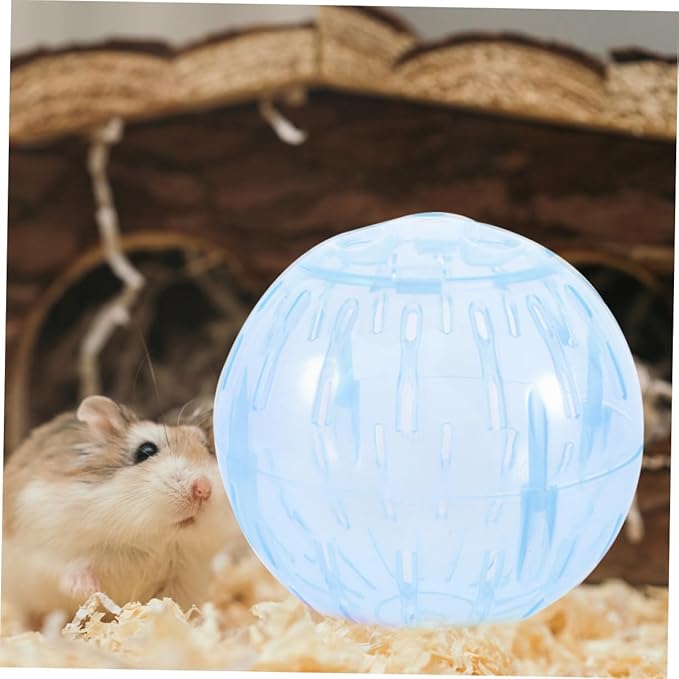 Hamster Balls Large Exercise Toy 10cm Pet Running Balls Track for Chinchilla Guinea Pig Gerbil