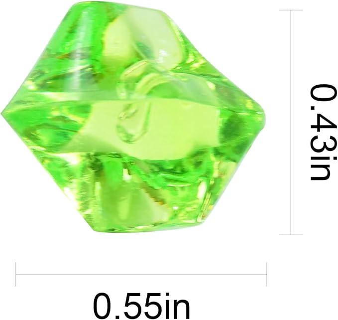 1.1Lb 800Pcs Fake Ice Cubes Clear Beads Plastic Diamonds Acrylic Rocks Vase Fillers for Centerpieces Wedding Candle Party Table Desktop Fountain Accessories Fish Tank Aquarium Decorations