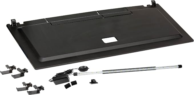 Tetra LED Aquarium Hood 30 in x 12 in, Low-Profile Fish Tank Cover with Hidden Lighting