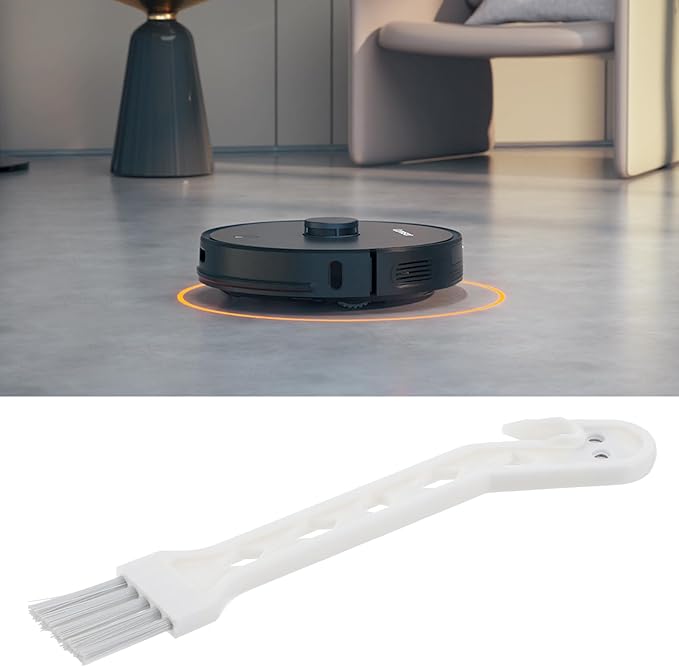 4 Packs Handheld Vacuum Cleaner Brush, Roller Vacuum, Sweeping Robot Cleaner Brushs, Universal Tool Brush ABS Dust 2 in 1 Cleaning Brushs for Sweeping Robot Cleaning Hair/Pet Hair/Dust