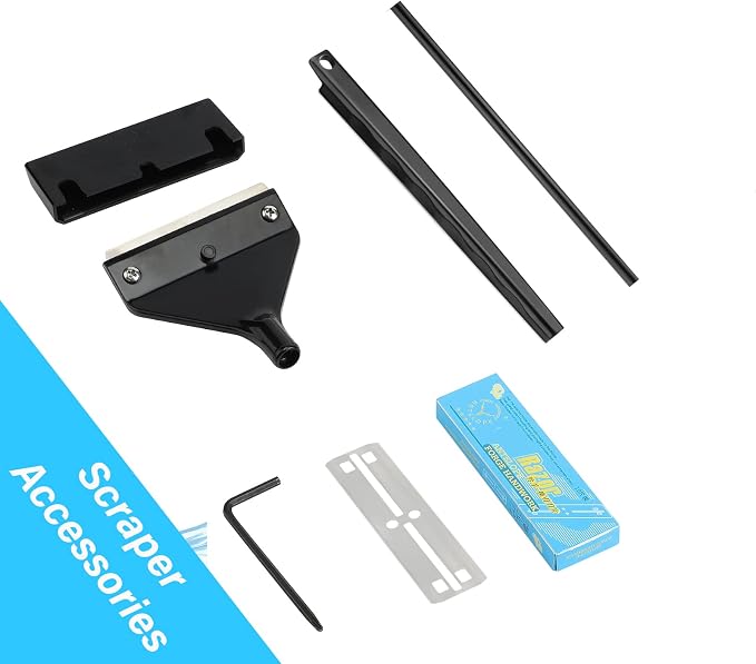 Vimvins Algae Scraper for Glass Aquarium,Aquarium Razor Scraper with 10 Replaceable Blades,Aquarium Cleaning Tools.