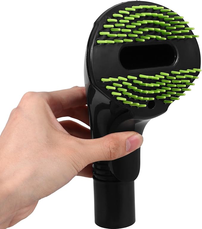 Vacuum Pet Brush Attachment for Dog Hair Cleaning Comfortable Grooming Accessory Use Pet Grooming Brush Replacement Tool Reduces Shedding and Saves for All Skill Levels