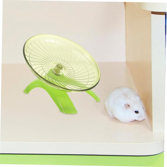 Hamster Exercise Wheel Low Noise Running Saucer for Gerbils Chinchillas Hedgehogs Pet Toys