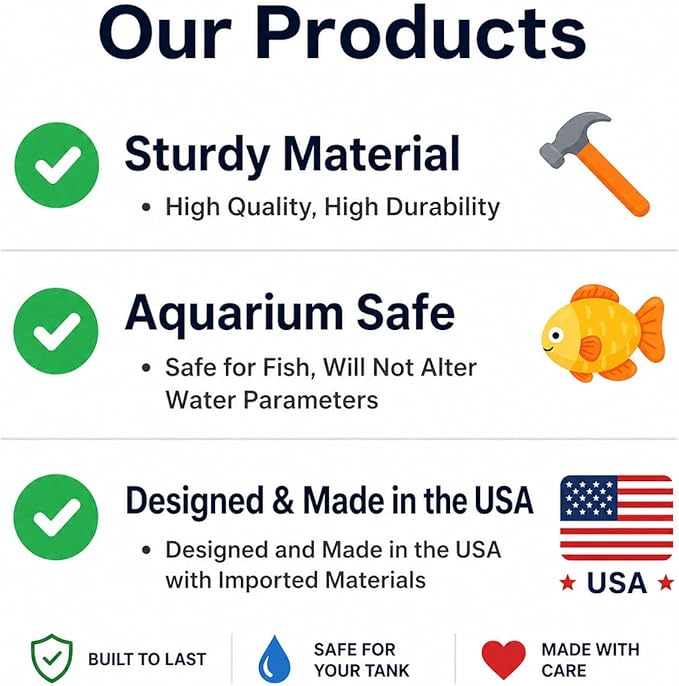Aquarium Underground Corner Cave Natural Curve | Viewing Fish & Shrimp Under Gravel Tunnel | Fish Tank Decor Decoration Hideout Perfect for Corydora Catfish, Kuhli Loach, Pleco (White)