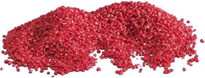 Croci Amtra Red Ceramized Quartz - Fine Quartz Aquarium Sand for Freshwater or Saltwater 2-3mm Grit 5kg Quantity