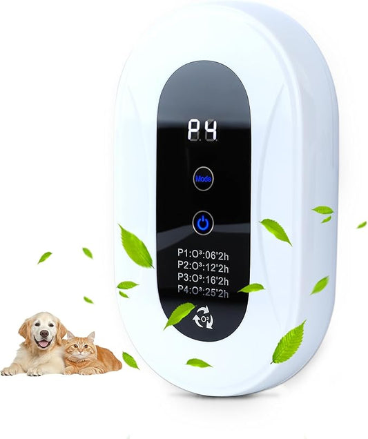Air Purifier for Strong Odor, Litter Box Deodorizer for Cats & Dogs, Odor Control for Bedroom, Toilet, Kitchen, Smoke & Pet Areas, Quiet Air Freshener for Home(1)