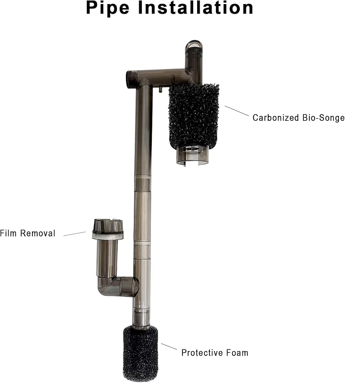 2 Pack Aquarium Filter Media, Including 8D Pad, Pre-Filter Sponge, Bio Sponge, Bio Balls, for Small Filter