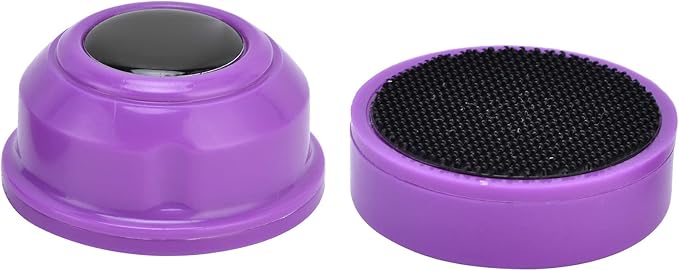 Tyenaza Aquarium Magnetic Cleaner, Fish Tank Brush Aquarium Algae Scraper Glass Cleaning Brush Scrubber(Purple)
