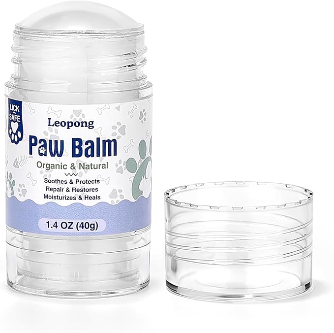 Leopong Dog Paw Care Kit- Paw Cleaner and Balm for Pet Foot Washer Care (1 Pack Dog Balm)