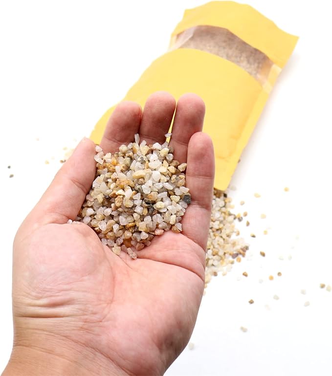Golden Coarse Sand for Plants, Horticultural Sand, 1/8 Inch, 5 lbs