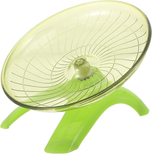 Balacoo Hamster Wheels, Hamster Flying Saucer Running Wheel Hedgehog Chinchilla Exercise Wheel Pet Toys, Light Green