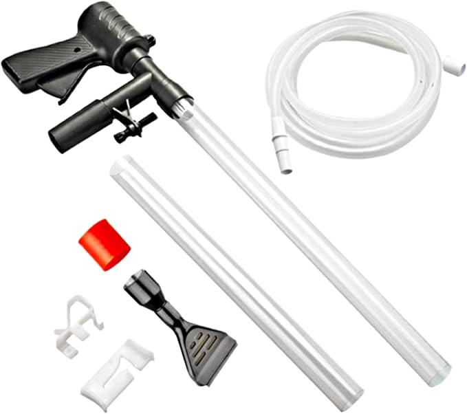 Fish Tank Cleaner Pneumatic Aquarium Cleaner Multi-Purpose Aquarium Siphon Professional Aquarium Vacuum for Gravel Water Exchange Algae Removal, Gravel Cleaners