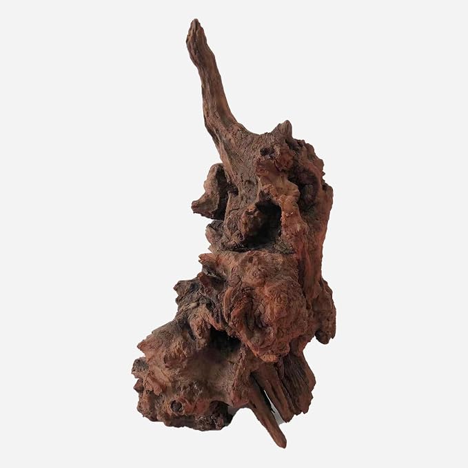 Natural Driftwood for Aquarium Decor, L9.06×W9.45×H16.14 Inches Large Drift Wood Decorations for Reptile Hide, Fish Tank, Optional Shapes