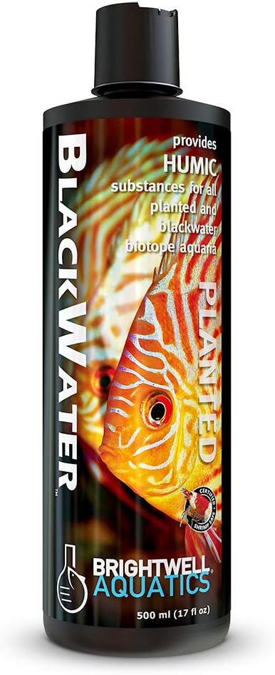 Brightwell Aquatics BlackWater Humic & Fulvic Acid for Aquariums, 500 ml
