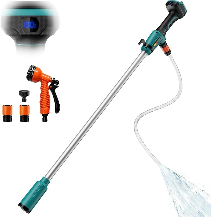 Cordless Stick Water Transfer Pump for Makita 18V Batteries (Tool Only) | 720 GPH Brushless Electric Submersible Pump, Portable Sump & Utility Pump for Pool, Garden, Pond, Boat & RV