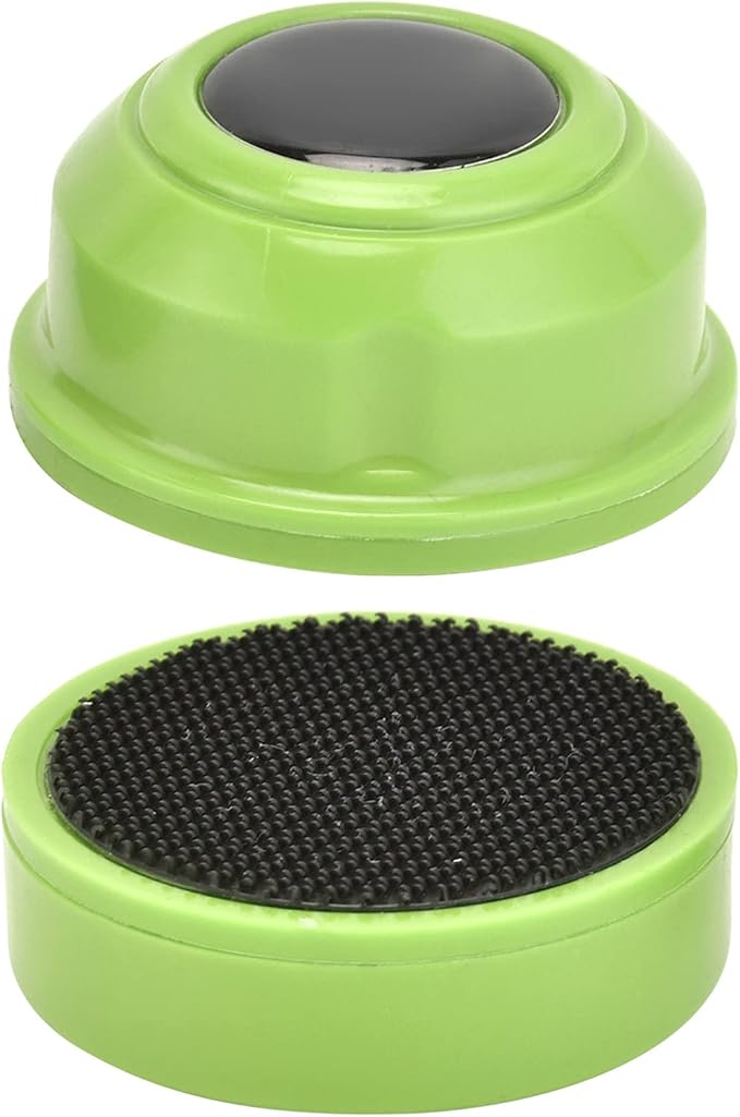 Tyenaza Aquarium Magnetic Cleaner, Fish Tank Brush Aquarium Algae Scraper Glass Cleaning Brush Scrubber(Green)