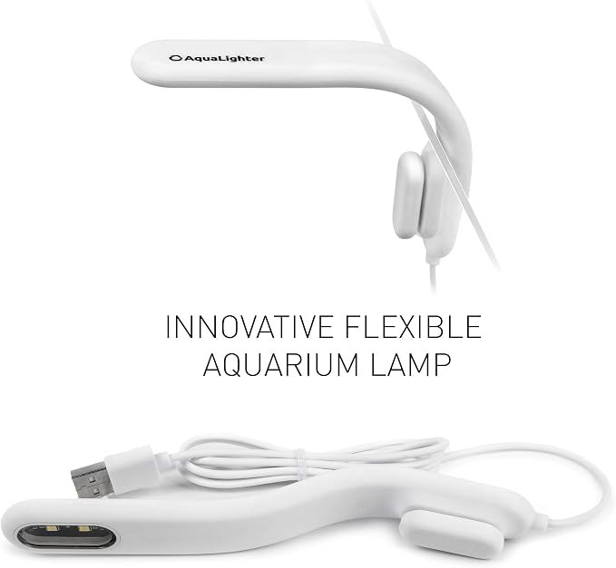 Clip On Fish Tank Light LED Flexible Aquarium Lamp for Plants | Plants & Fish Aquarium Lighting, Full Spectrum Grow Lamp, Easy Install, Safe Durable Waterproof for Freshwater, Saltwater