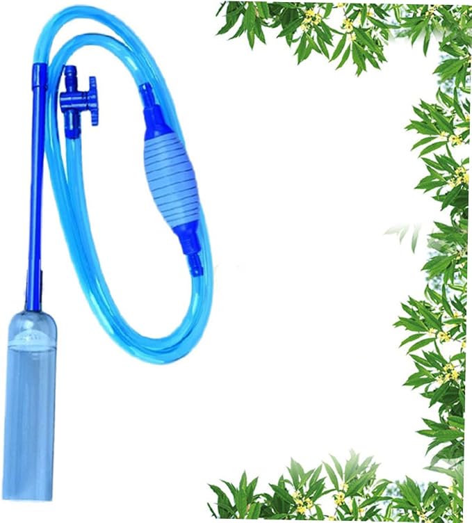 Toddmomy 2.5m Aquarium Water Changer Kit with Fish Tank Nozzle Gravel Siphon Pump