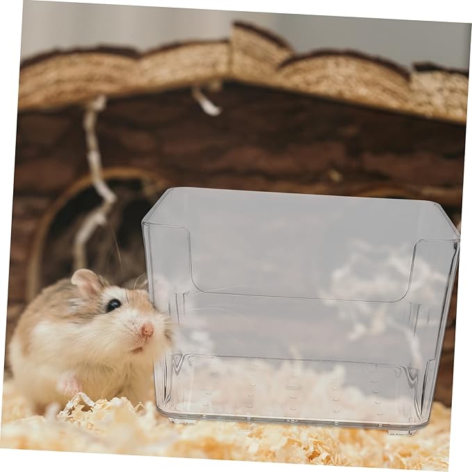 BESPORTBLE 3pcs Hamster Bathtub Little Pet Bathtub Plastic Pet Bath Basin Chinchilla Dust Bath Hamster Practical