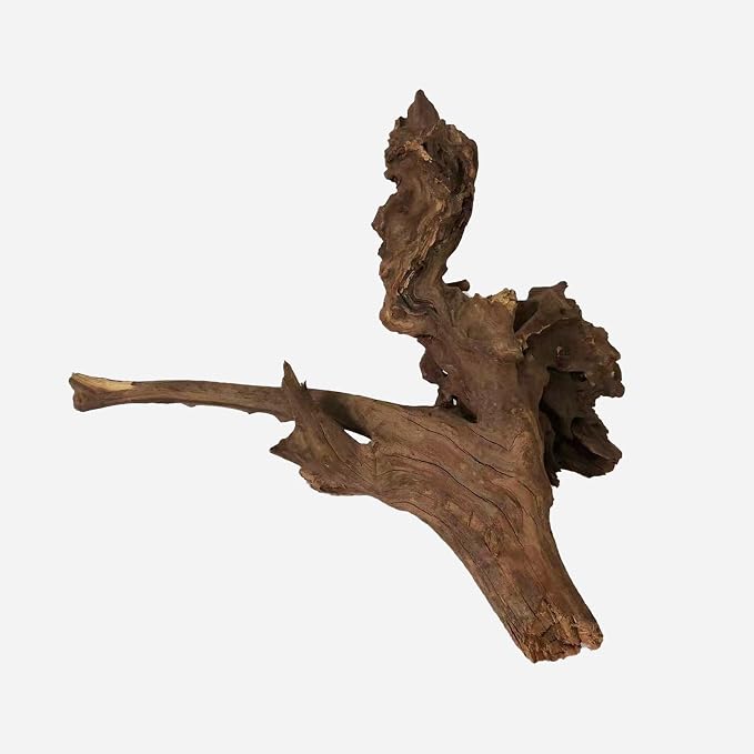 Natural Driftwood for Aquarium Decor, L23.62×W18.11×H16.14 Inches Large Drift Wood Decorations for Reptile Hide, Fish Tank, Optional Shapes