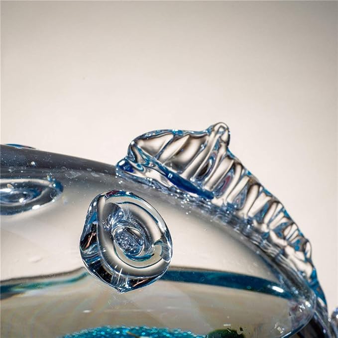 Fish Bowls Creative Fish Tank Aquarium Fish-Shaped Glass Fish Tank Goldfish Tank Living Room Turtle Tank Fish & Aquariums-L