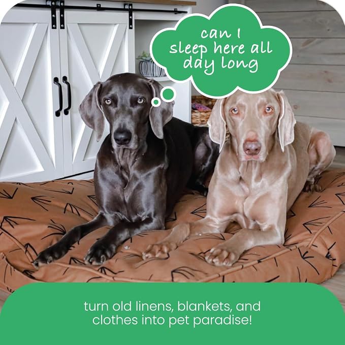 Molly Mutt Medium to Large Duvet Cover, Heat Waves, Brown with Black Accents, 22"x27"x5"