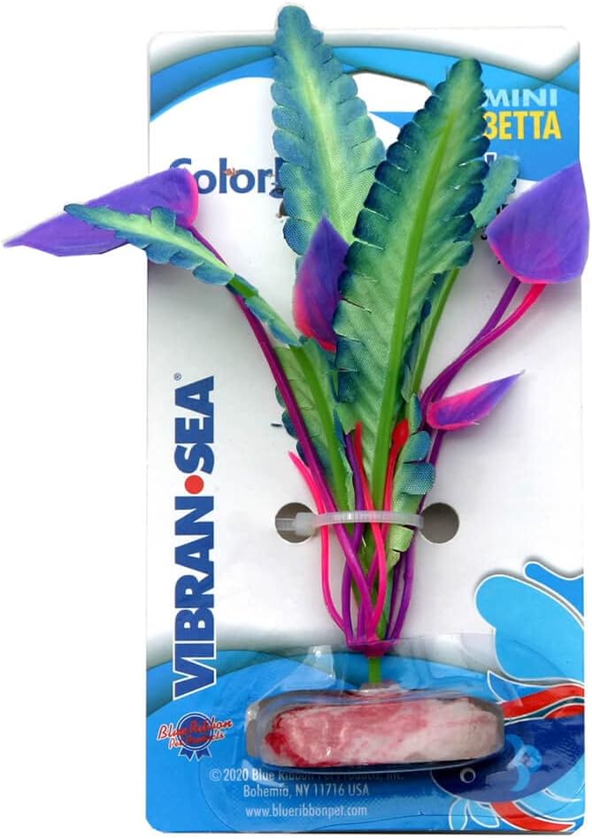 ColorBurstFlorals Ferndale Mini Betta Silk Aquarium Plant