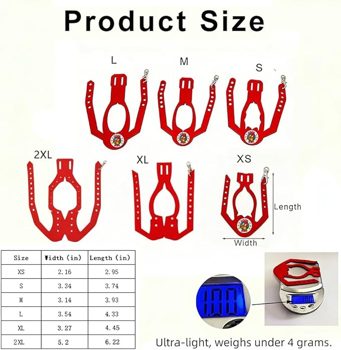 Adjustable Bird Harness & Leash Set for Small Birds,FitsBudgie,Parakeets, Conures, Cockatiels,Green Cheek,Quaker Parrots(Red, XS) Z6350-1