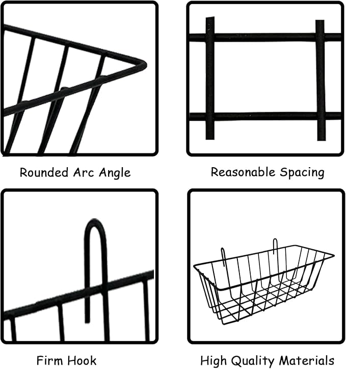 Rabbit Hay Feeder Rack Guinea Pig Hay Dispenser for Cage Hanging Metal Feeder Small Animals Hay Holder Manger for Rabbits Guinea Pigs Chinchillas Ferrets (Black - 2 in a Group)