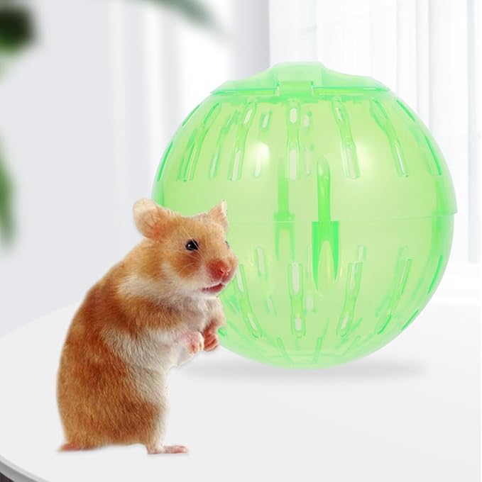 Baluue Hamster Running Ball 4 Inch Mini Exercise Toy for Small Pets Safe Interactive Activity for Hamsters Gerbils