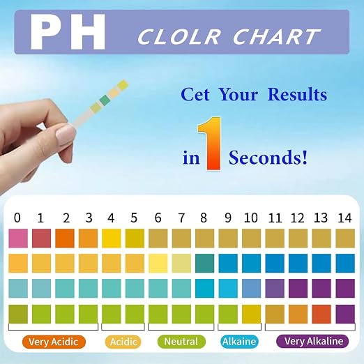 200pcs PH Test Strips 0-14,Universal Litmus Paper pH Test Strips for Liquid Testing,Drinking Water,Pools,Aquariums and Soap Making,Get Highly Accurate Results in Seconds