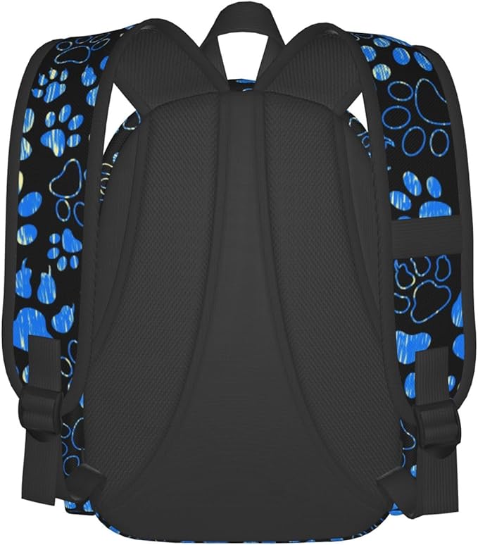 Paw Print Backpack for Women 16.9 inch Travel Casual Laptop Backpack Lightweight Waterproof Hiking Daypack