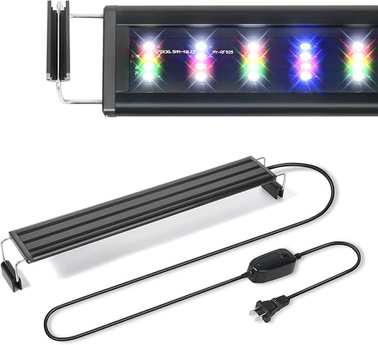 AQUANEAT LED Aquarium Light for 20 to 24 Inch Fish Tank, Full Spectrum Fish Tank Light, with Daylight Moonlight Mode
