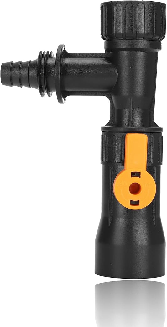 Aquarium Water Changer Kit, Fish Tank Cleaning Tools, Faucet Nozzles Connectors, Vacuum Siphon Gravel Cleaner Connector Replacement Parts with 2 Faucet Adapters for Fish Tank