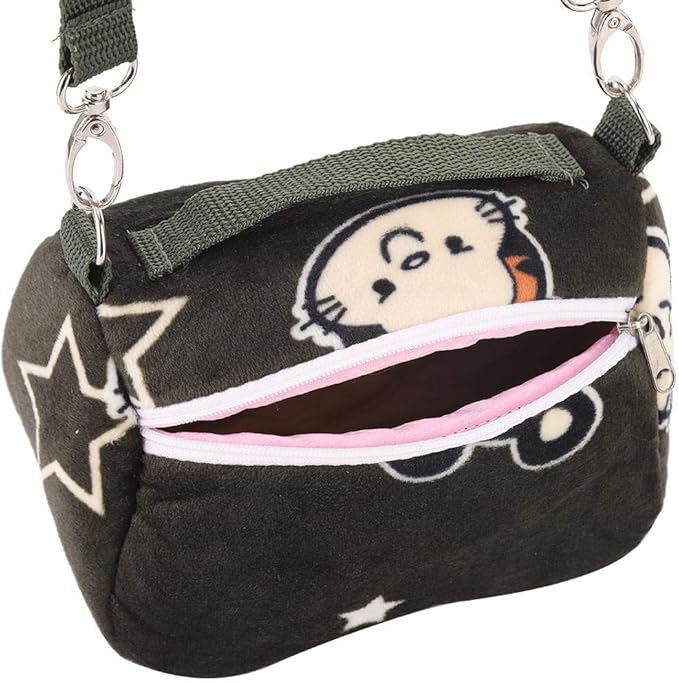 Small Pet Carrier Bag for Cats and Puppies, Soft-Sided Travel Tote with Shoulder Strap, Foldable Pet Carrying Case for Up to 15 lbs, Airline Approved for Car and Plane Travel, Blac