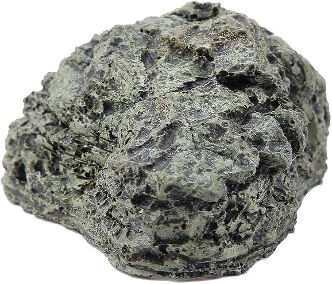 Maxmartt Small Turtle Hiding Cave Stone Shelter for Reptile Turtle Frog Zoo Aquarium Decoration