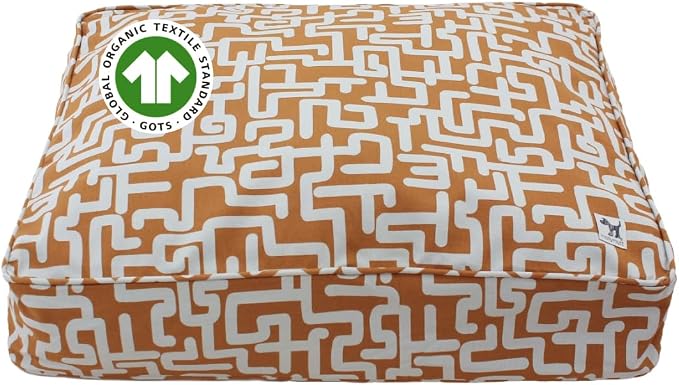 Molly Mutt Hypnotize Dog Bed Duvet Cover, GOTS-Certified 100% Organic Cotton Canvas Cover for Dog, Puppy, or Cat Bed, Durable, Washable, and Free of Harmful Chemicals, Small, 22"x27"x5"