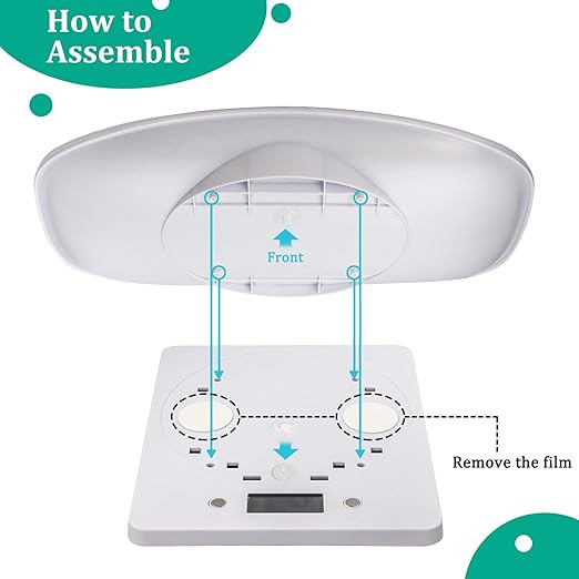 Reptiles Weight Scale,Small Animal Scale with Precision Grams,Multi-Function LED Display Pet Weight Scale(Max. 33 lbs),for Weighing Puppy/Kitten/Ferret/Guinea Pig/Tortoises/Food