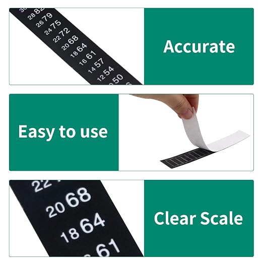 Stick On Thermometer Strip, Digital Aquarium Thermometer Sticker for Brewing, Fish Tank,Kombucha or Fermenting 39-97℉（4-36℃） Adhesive Strip Thermometer (10)