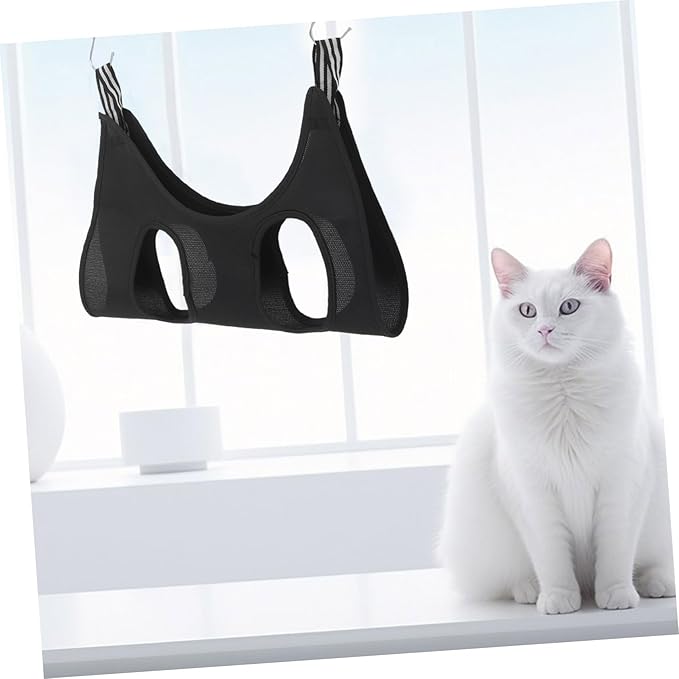 Pet Hammock for Cats and Dogs Grooming Organizer for Nail Clipping Space-Saving Design for Wall Door Stylish Integration Home Decor